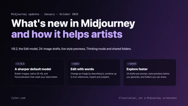 Midjourney's 2026 Updates: What's New and How It Helps Artists